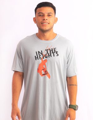 Camiseta masculina manga curta RDV Kitesurf IN THE HEIGHTS