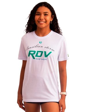 Camiseta feminina manga curta RDV Surf BRASILIAN STORM