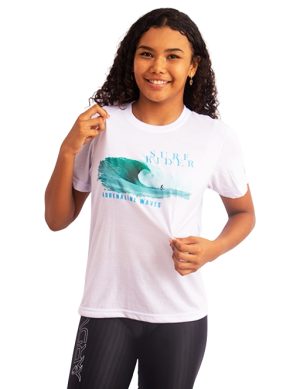 Camiseta feminina manga curta RDV Surf SURF RIDER