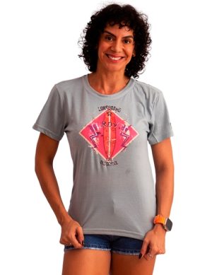 Camiseta feminina manga curta RDV Surf LONGBOARD