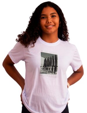 Camiseta feminina manga curta RDV Surf SURF MORE