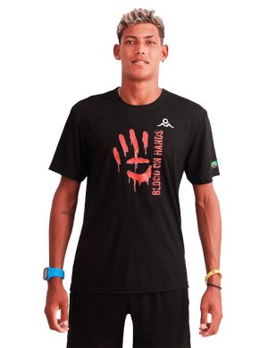 Camiseta masculina manga curta RDV Urban BLOOD ON HANDS