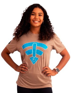 Camiseta feminina manga curta RDV Urban CONNECTED